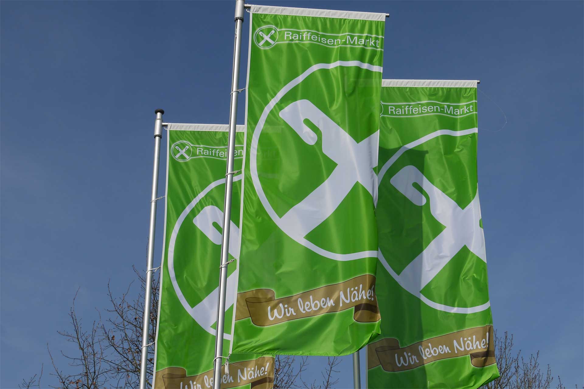 Raiffeisen Fahnen