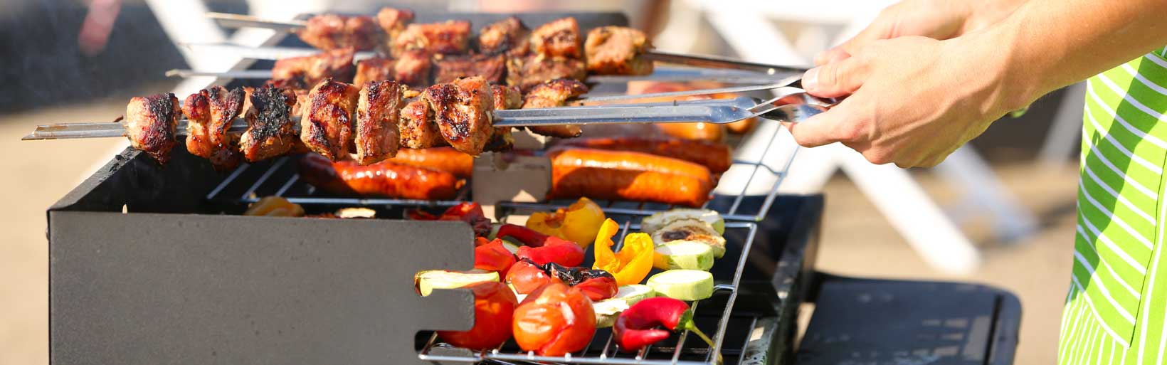 Es wird gegrillt